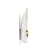 Modern Sculptural Resin Pearl Sconce Wall Lamp Handcrafted Art Deco Lighting