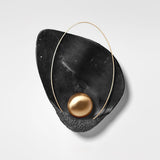 Modern Sculptural Resin Pearl Sconce Wall Lamp Handcrafted Art Deco Lighting