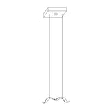 Modern Seagull Pendant Light Multi Head Glass Bird Chandelier for High Ceilings