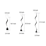 Modern Seaweed Design Outdoor LED Solar Lawn Light Waterproof Pathway Lighting for Garden