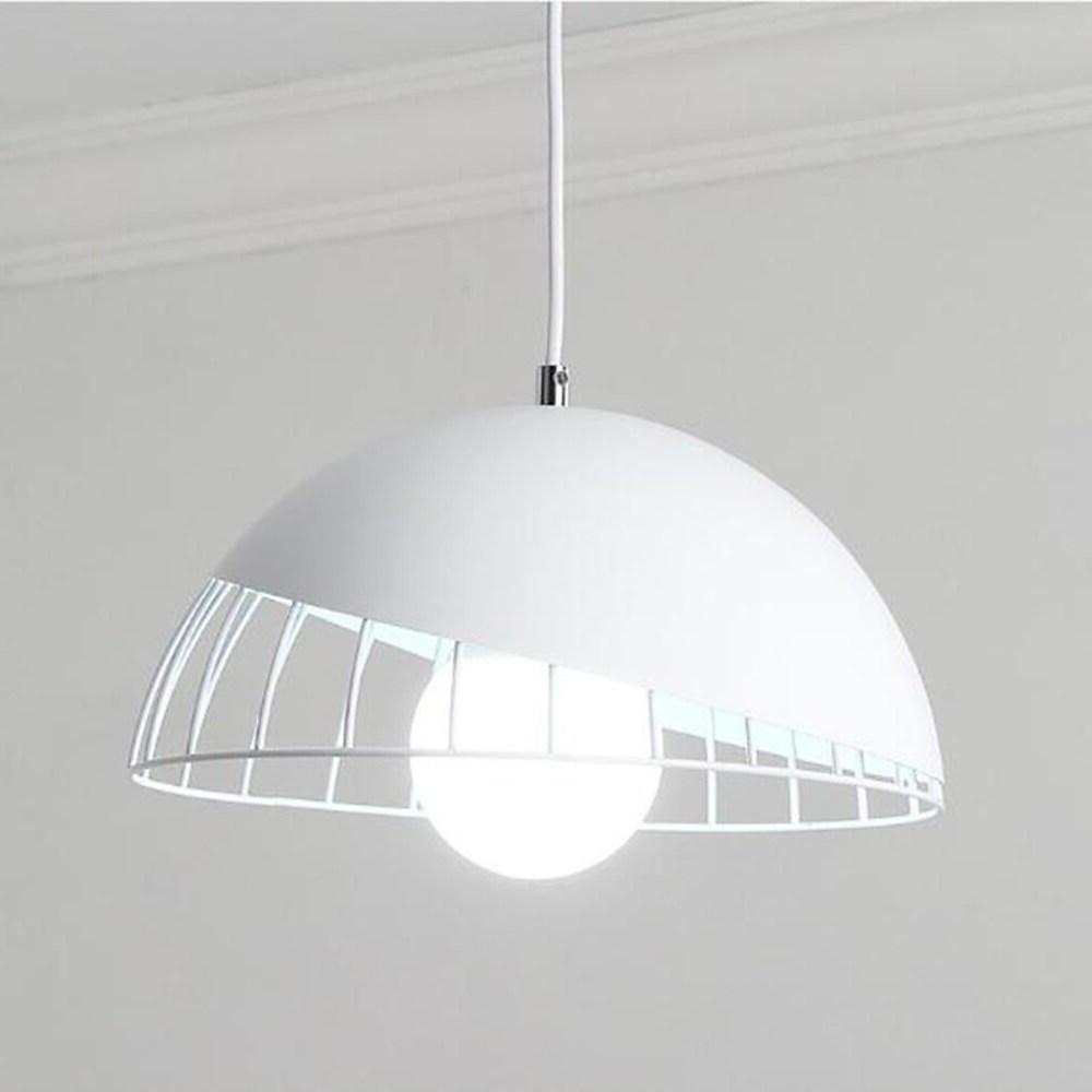 Modern Semi Globular Metal Pendant Light Colorful Kitchen Island Hanging Ceiling Lamp Fixture