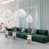 Modern Serica Silk Collection Pendant Light Minimalist Fabric Ceiling Hanging Lamp