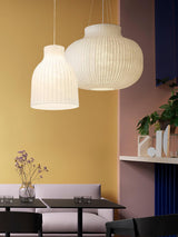 Modern Serica Silk Collection Pendant Light Minimalist Fabric Ceiling Hanging Lamp