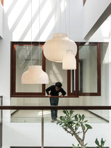 Modern Serica Silk Collection Pendant Light Minimalist Fabric Ceiling Hanging Lamp