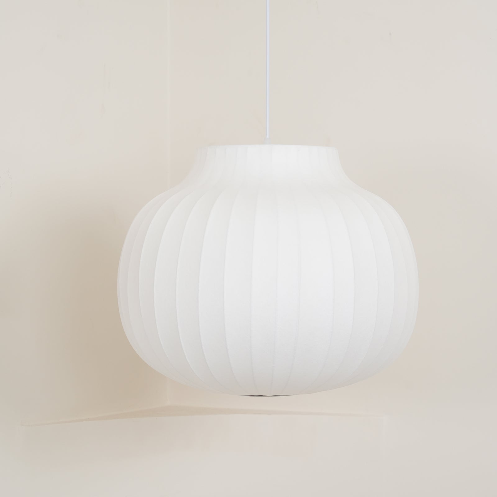 Modern Serica Silk Collection Pendant Light Minimalist Fabric Ceiling Hanging Lamp