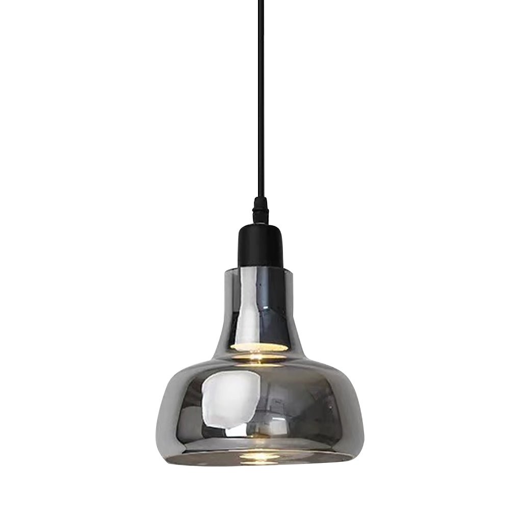 Modern Shadow Glass Pendant Light Nordic LED Hanging Fixture for Living Room Dining Area and Bar
