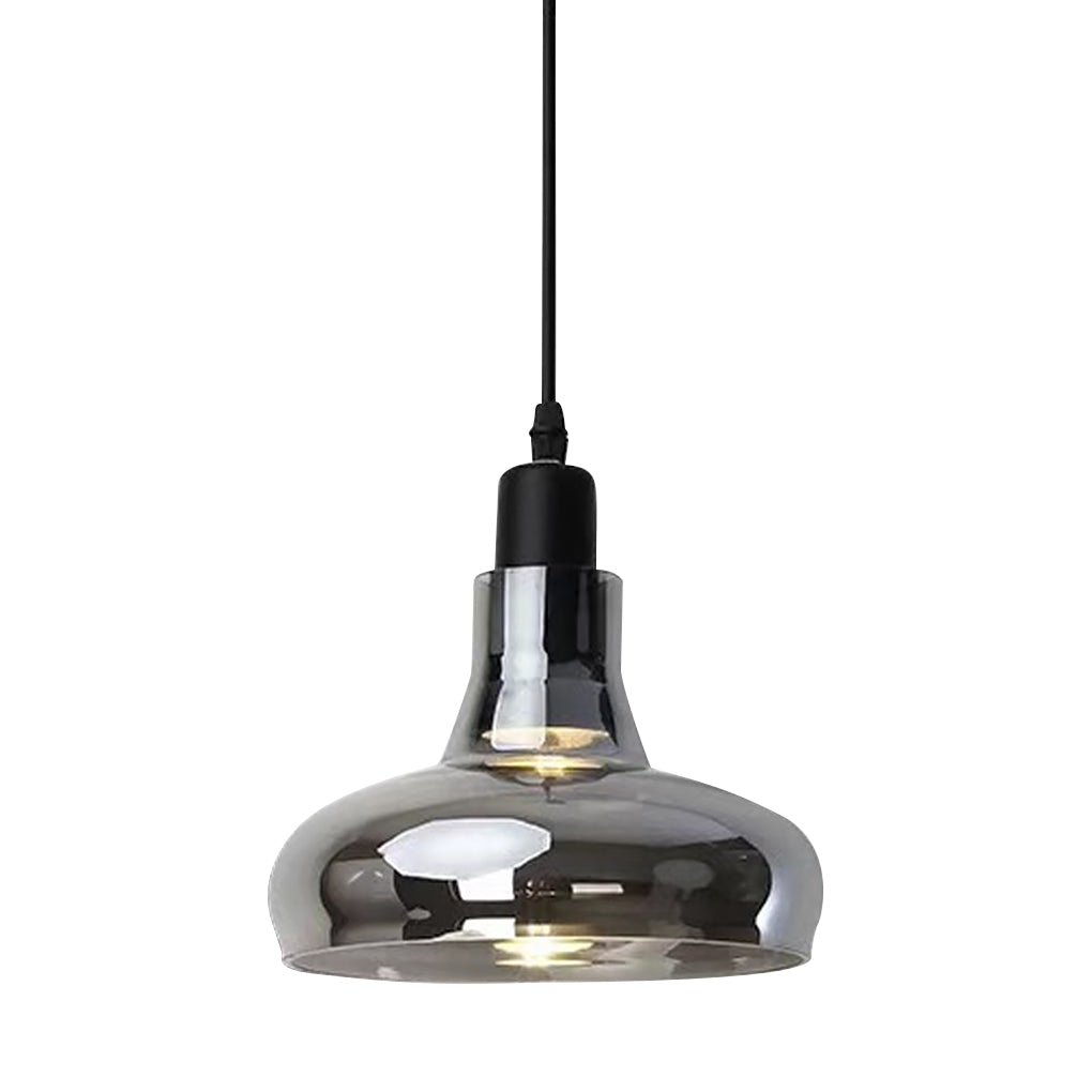 Modern Shadow Glass Pendant Light Nordic LED Hanging Fixture for Living Room Dining Area and Bar