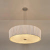Modern Shard Disc Chandelier Ceramic and Acrylic Integrated Ceiling Light for Luxury Living Spaces