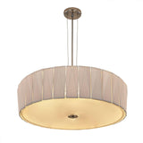 Modern Shard Disc Chandelier Ceramic and Acrylic Integrated Ceiling Light for Luxury Living Spaces
