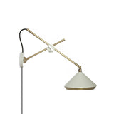 Modern Shear Plug In Wall Sconce Task Lighting with Metal Shade for Bedroom and Kitchen