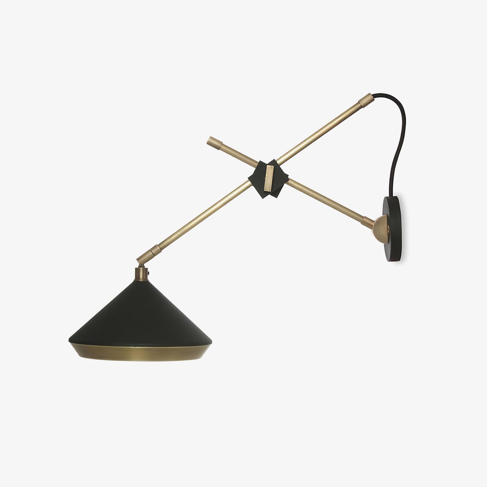 Modern Shear Wall Mounted Sconce Hardwired Focused Task Light for Bedside and Interior Decor