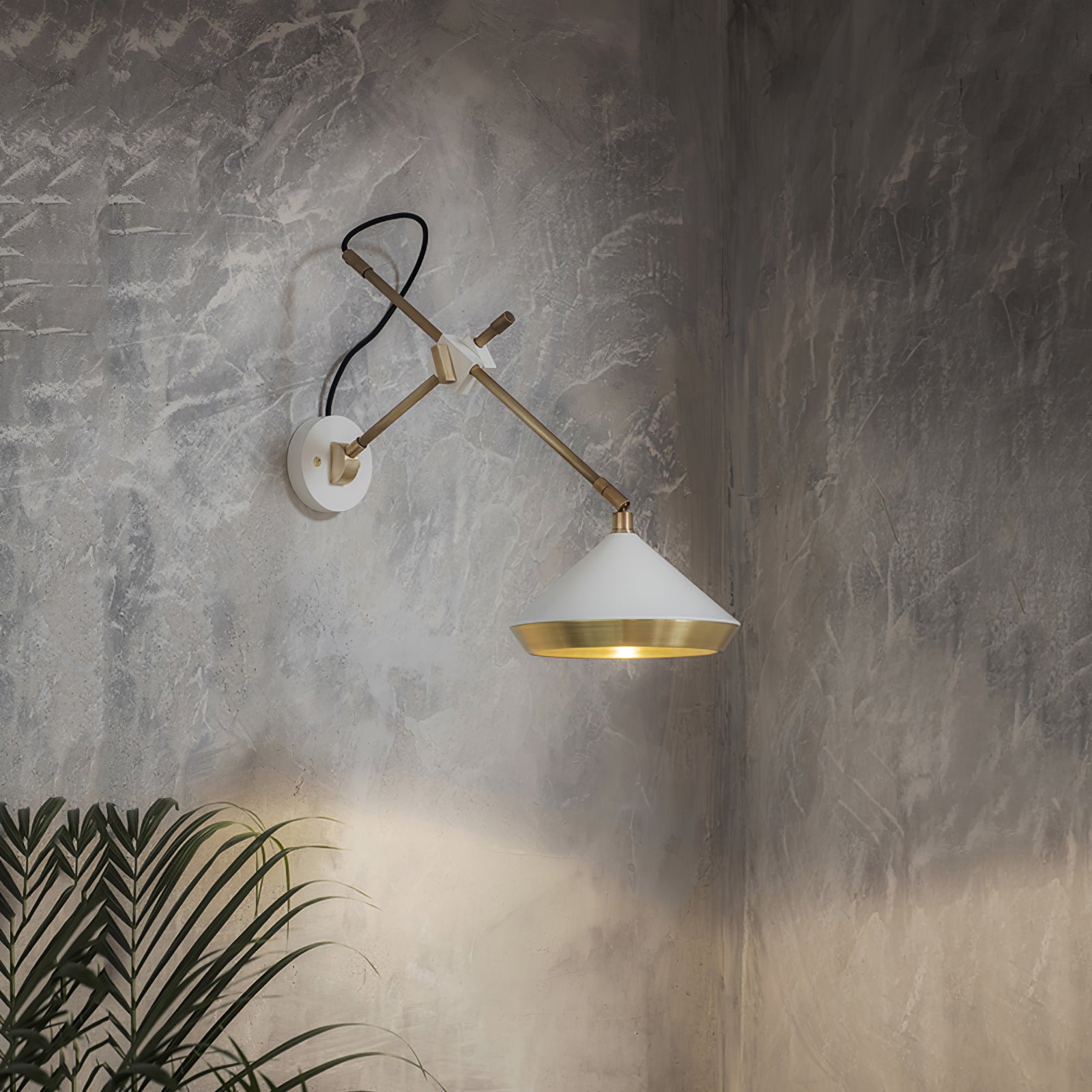 Modern Shear Wall Mounted Sconce Hardwired Focused Task Light for Bedside and Interior Decor