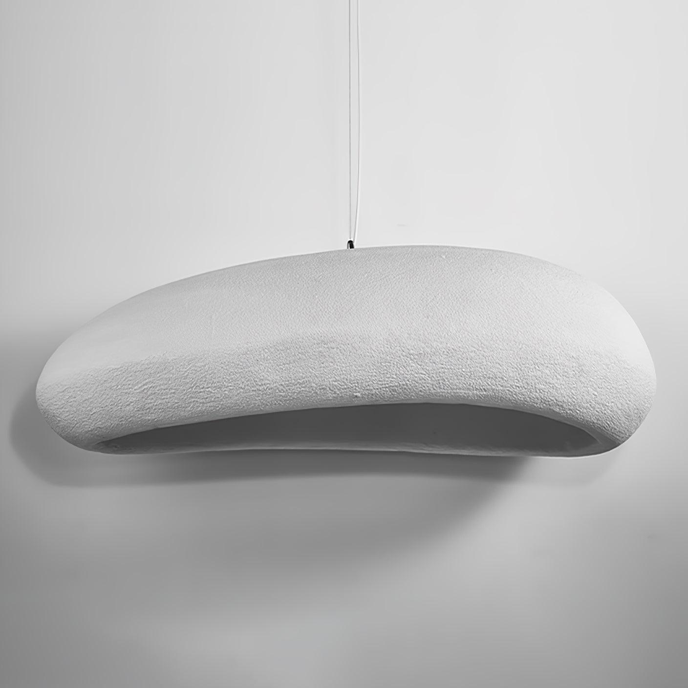 Modern Shinto Cloud Pendant Light White Sculptural Floating Hanging Ceiling Lamp