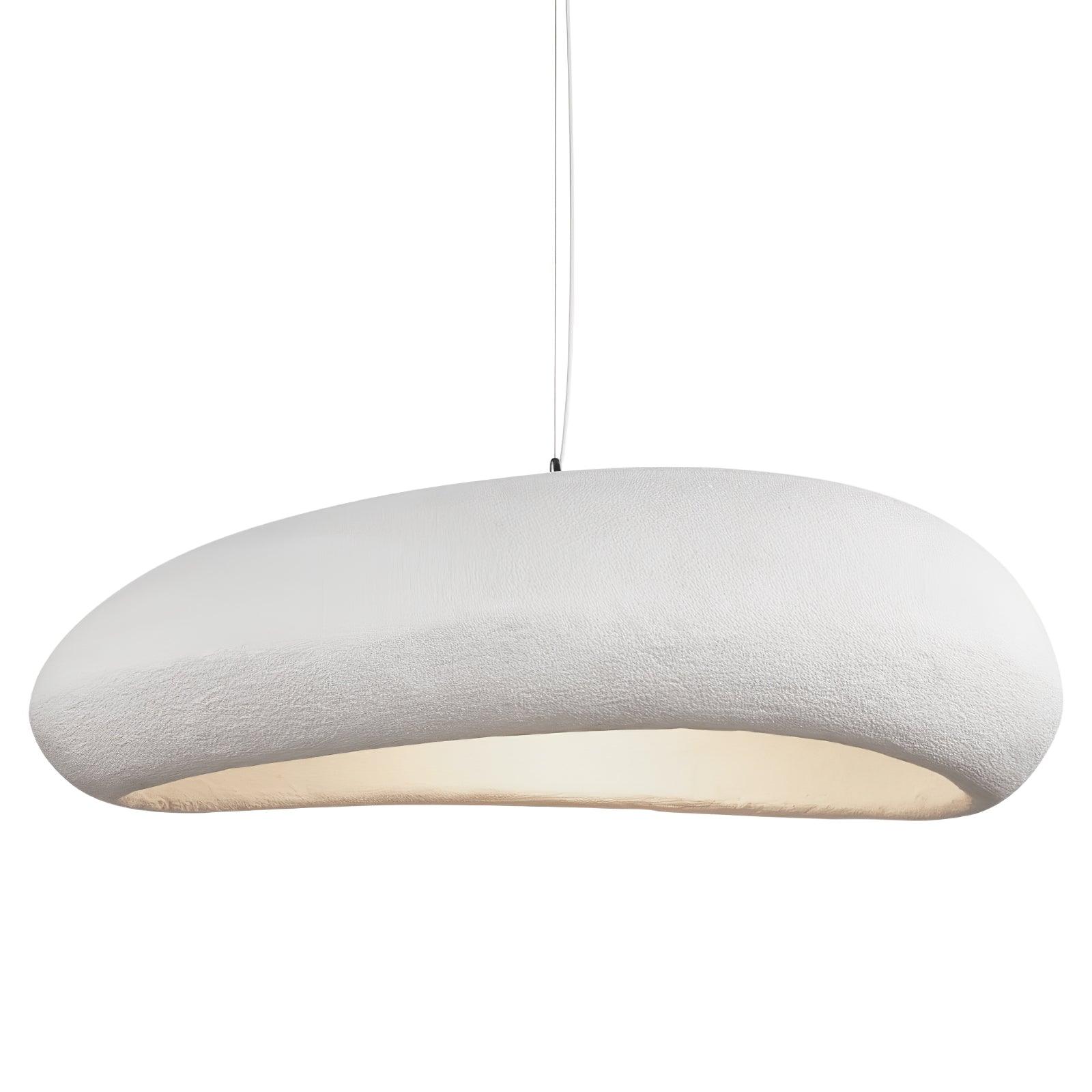 Modern Shinto Cloud Pendant Light White Sculptural Floating Hanging Ceiling Lamp