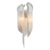 Modern Silver Chain Tassel Wall Sconce Decorative Aluminum Fringe Light for Living Room Bedroom Set of 2