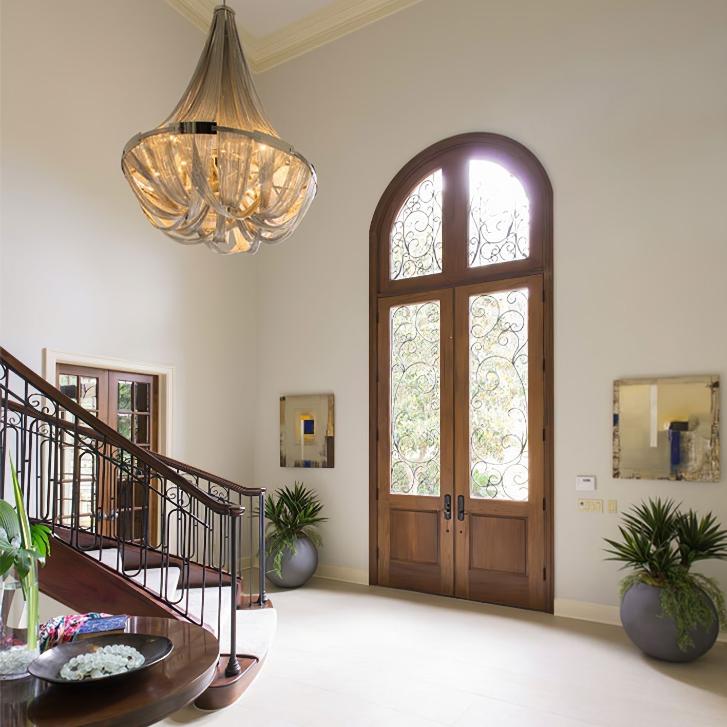 Modern Silver Tassel Aluminum Chain Chandelier Luxury Fringe Pendant Ceiling Fixture