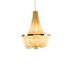 Modern Silver Tassel Aluminum Chain Chandelier Luxury Fringe Pendant Ceiling Fixture