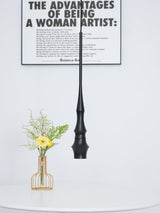 Modern Slim Aluminum Pendant Light with Curved Bamboo Design for Kitchen Island Dining Table
