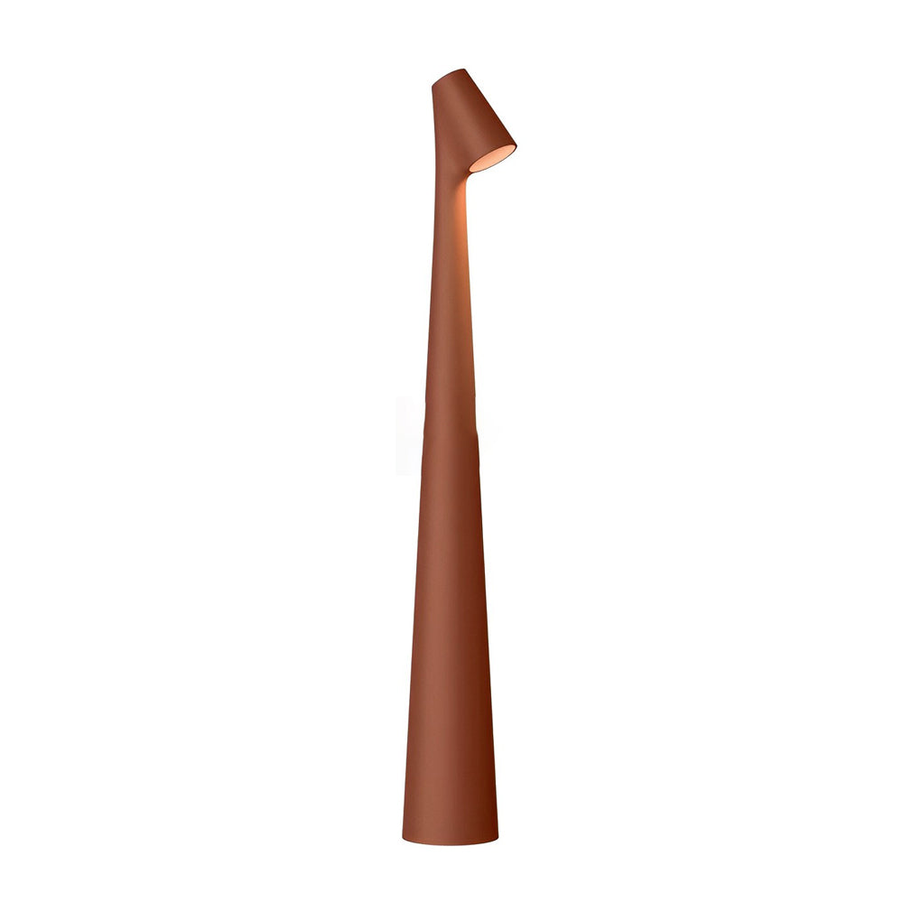 Modern Slim Conical LED Accent Table Lamp Cordless Dimmable Metal Desk Light for Living Room