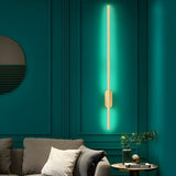 Modern Slim Linear LED Wall Sconce Minimalist Long Bracket Light for Hallway and Bedroom