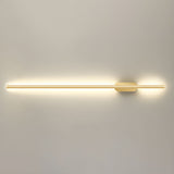 Modern Slim Linear LED Wall Sconce Minimalist Long Bracket Light for Hallway and Bedroom