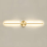 Modern Slim Linear LED Wall Sconce Minimalist Long Bracket Light for Hallway and Bedroom