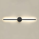 Modern Slim Linear LED Wall Sconce Minimalist Long Bracket Light for Hallway and Bedroom
