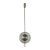 Modern Smoke Grey Glass Pendulum Pendant Light for Elegant Interior Lighting