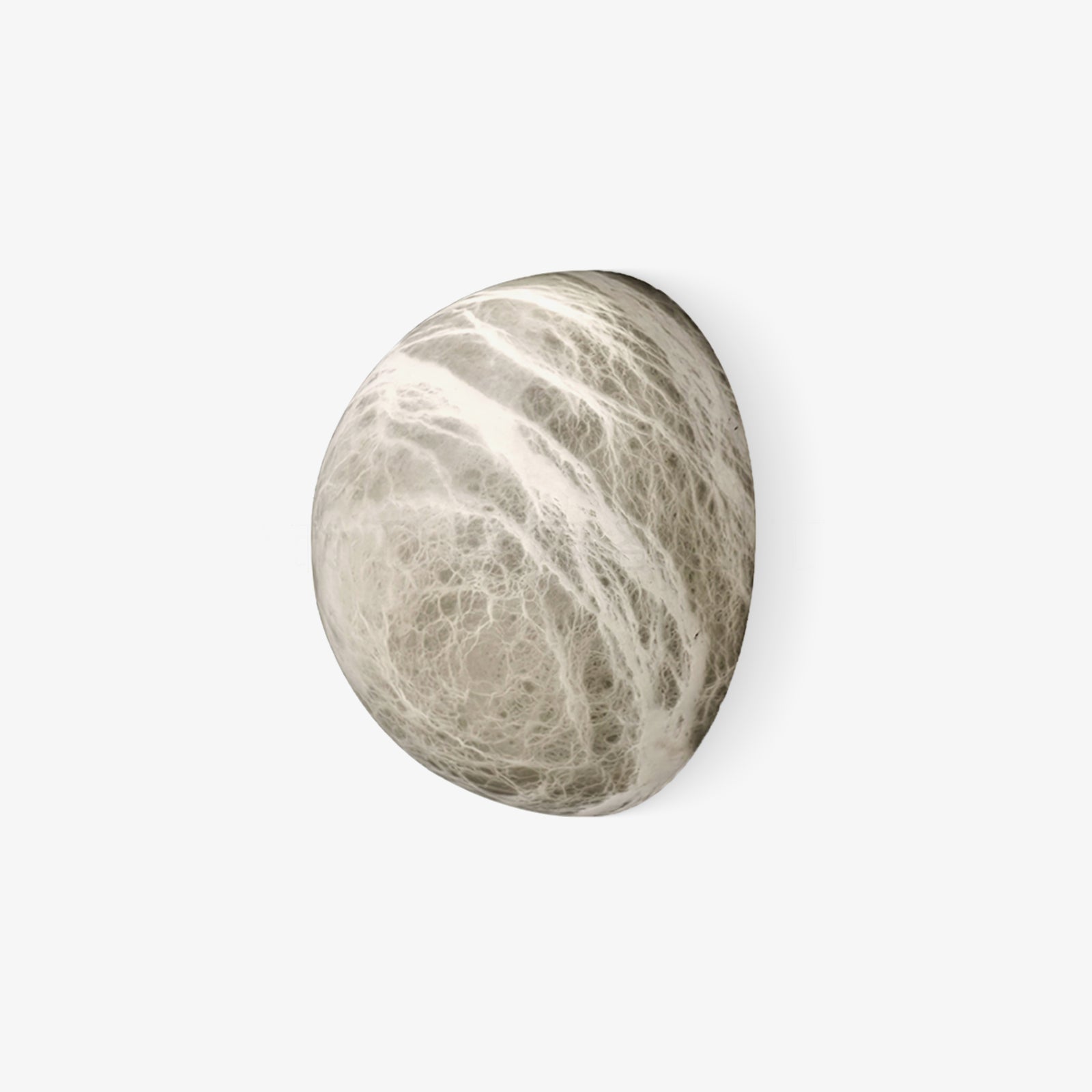 Modern Snowflake Alabaster Stone Wall Sconce LED Interior Lighting Fixture for Hallway and Bedroom