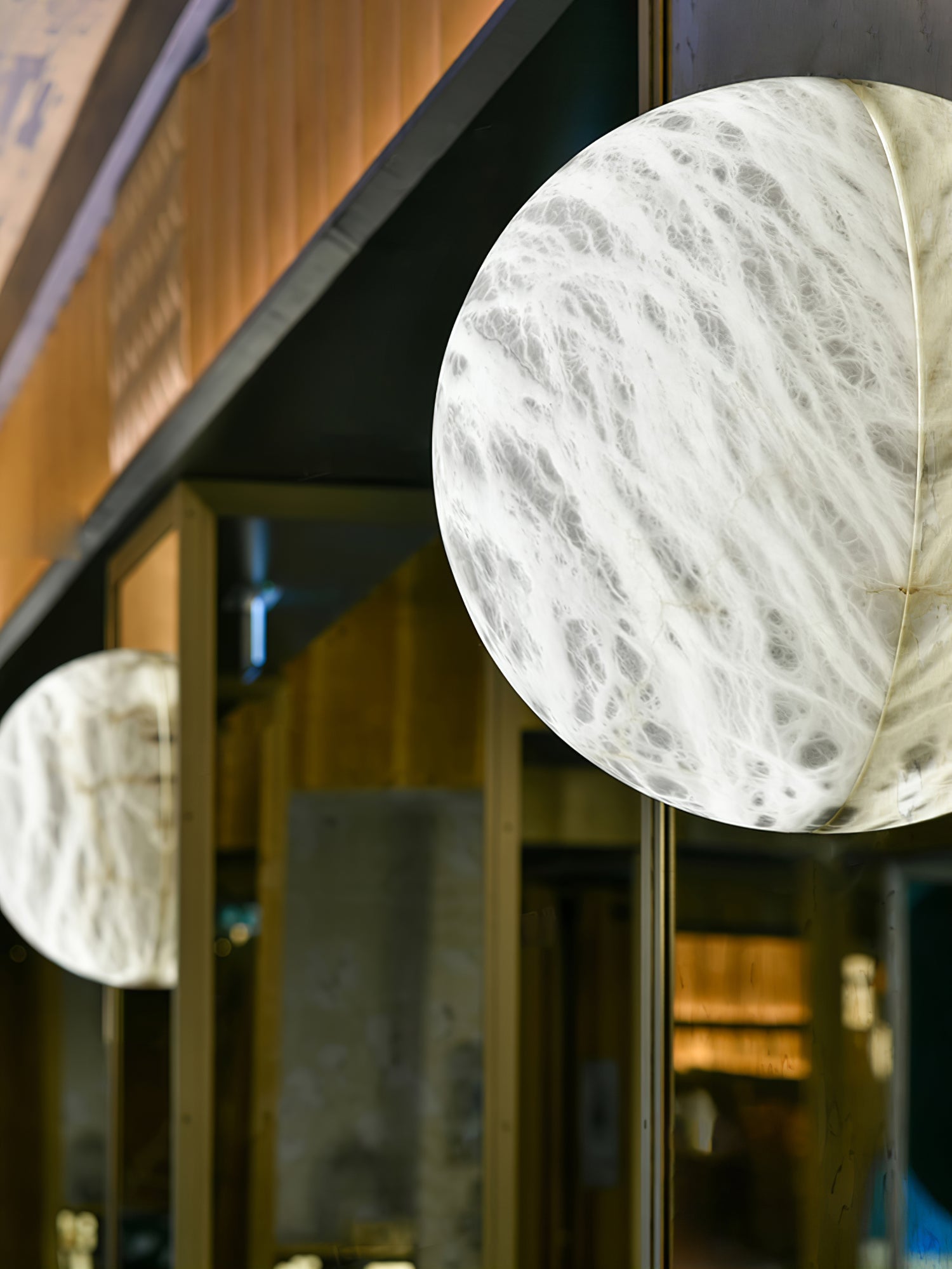 Modern Snowflake Alabaster Stone Wall Sconce LED Interior Lighting Fixture for Hallway and Bedroom