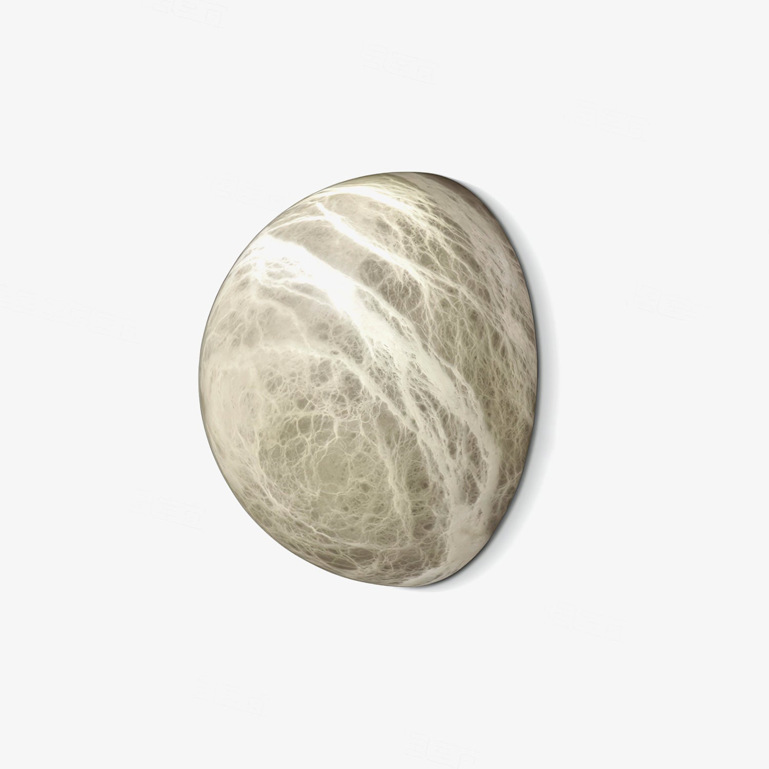 Modern Snowflake Alabaster Stone Wall Sconce LED Interior Lighting Fixture for Hallway and Bedroom