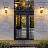 Modern Solar LED Outdoor Wall Sconce Waterproof Smart Touch Sensor Exterior Aluminum Lighting