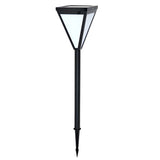 Modern Solar LED Pathway Post Lights Waterproof Outdoor Landscape Lighting for Garden and Villa