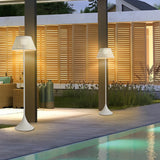 Modern Solar Mesh Outdoor Floor Lamp with Stainless Steel Body and IP67 Waterproof Rating