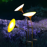 Modern Solar Mushroom Lawn Light Adjustable LED Outdoor Pathway Lighting for Garden and Landscape