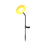Modern Solar Mushroom Lawn Light Adjustable LED Outdoor Pathway Lighting for Garden and Landscape