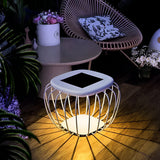 Modern Solar Outdoor Floor Lamp LED Waterproof Decorative Garden Lantern for Patio and Terrace