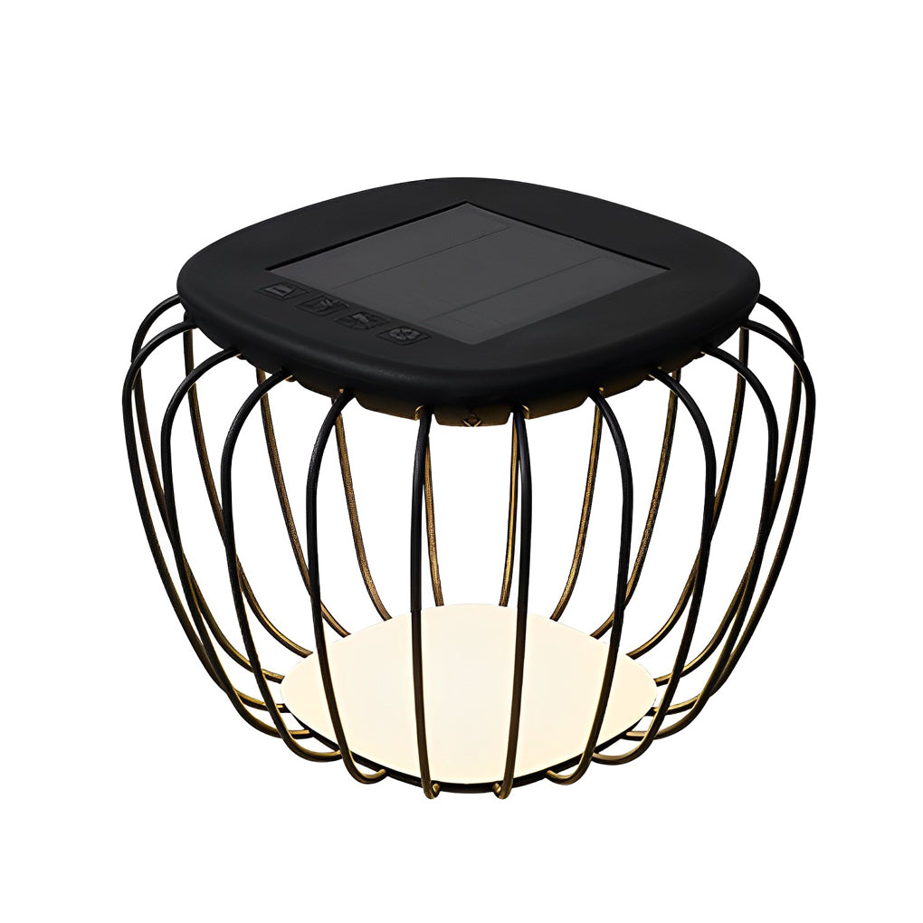Modern Solar Outdoor Floor Lamp LED Waterproof Decorative Garden Lantern for Patio and Terrace