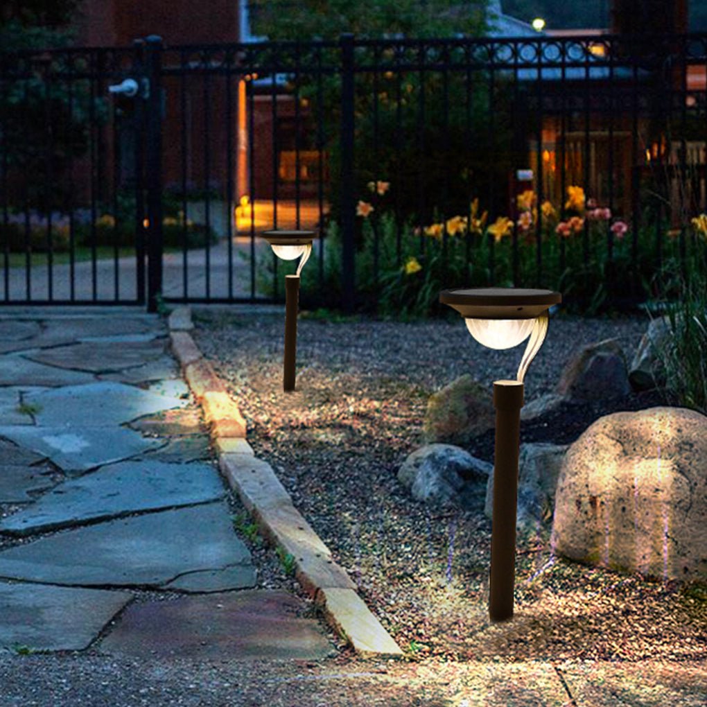 Modern Solar Outdoor Pathway Light Waterproof LED Landscape Lamp for Yard and Walkway