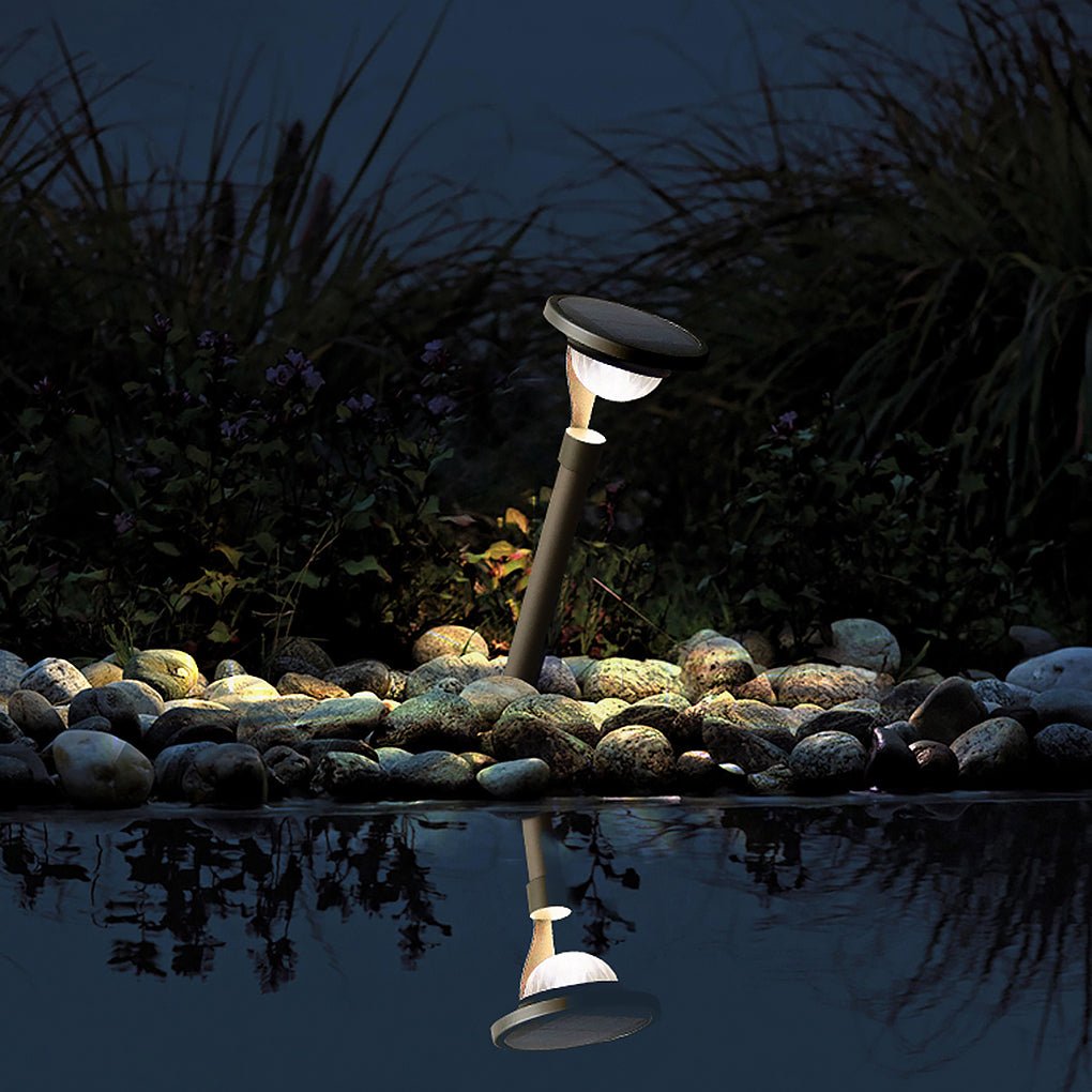 Modern Solar Outdoor Pathway Light Waterproof LED Landscape Lamp for Yard and Walkway