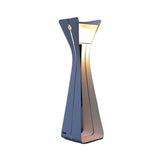 Modern Solar Outdoor Pathway Lights Waterproof Stainless Steel LED Landscape Garden Bollard Lamp