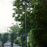 Modern Solar Outdoor Post Lamp Waterproof LED Garden Street Light with Remote Control