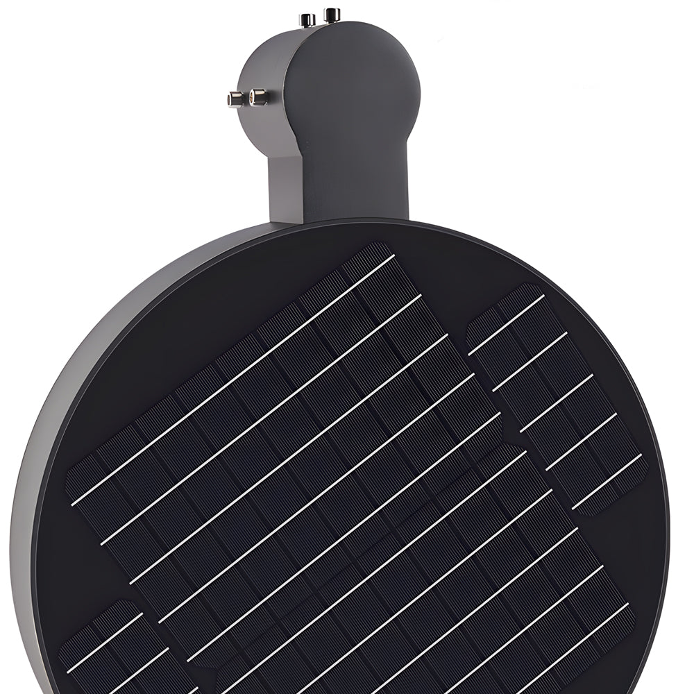 Modern Solar Outdoor Post Lamp Waterproof LED Garden Street Light with Remote Control