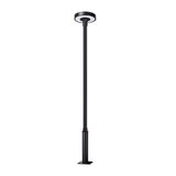Modern Solar Outdoor Post Lamp Waterproof LED Garden Street Light with Remote Control