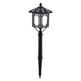 Modern Solar Outdoor Post Light with 3 Step Dimming Waterproof LED Garden Landscape Lamp