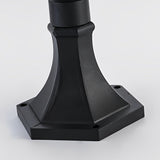 Modern Solar Outdoor Post Light with 3 Step Dimming Waterproof LED Garden Landscape Lamp