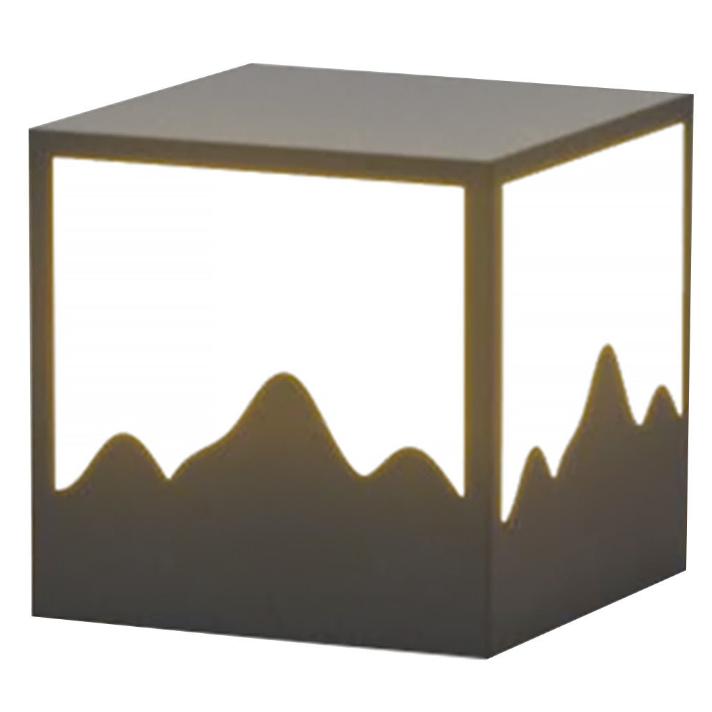 Modern Solar Post Light Waterproof LED Outdoor Landscape Lighting for Fence and Garden