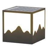 Modern Solar Post Light Waterproof LED Outdoor Landscape Lighting for Fence and Garden
