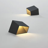 Modern Solar Powered Cube Garden Light Waterproof Outdoor Patio LED Lamp