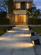 Modern Solar Powered Cube Garden Light Waterproof Outdoor Patio LED Lamp